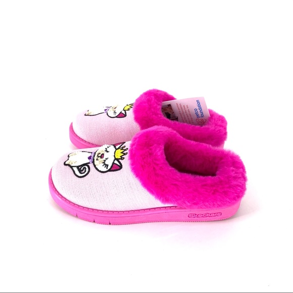 Skechers Other - Skechers Girls' Lil BOBS Sleepy Slides Pink  11